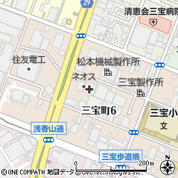 ネオス株式会社　大阪南営業所周辺の地図