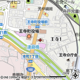 奈良県広域消防組合西和消防署周辺の地図