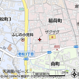 岡山県倉敷市稲荷町5周辺の地図