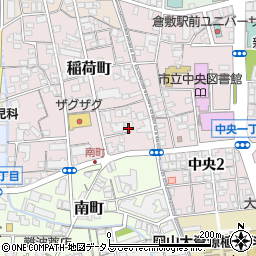 岡山県倉敷市稲荷町8周辺の地図