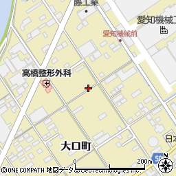 三重県松阪市大口町周辺の地図