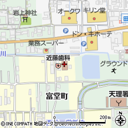 奈良地方法務局バックアップセンター周辺の地図