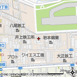 大阪府八尾市太田新町1丁目267周辺の地図