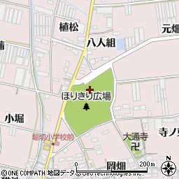 愛知県田原市堀切町（出口）周辺の地図