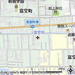奈良県天理市富堂町163周辺の地図