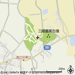 三陵墓古墳群史跡公園周辺の地図