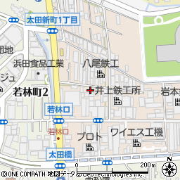 大阪府八尾市太田新町1丁目238周辺の地図