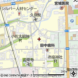 奈良県天理市丹波市町周辺の地図