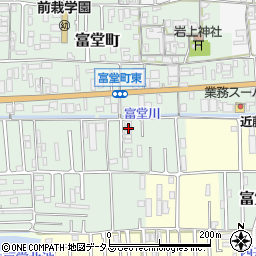 奈良県天理市富堂町159-13周辺の地図