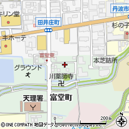 奈良県天理市富堂町76-23周辺の地図