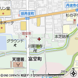 奈良県天理市富堂町76-22周辺の地図