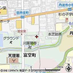 奈良県天理市富堂町76-19周辺の地図