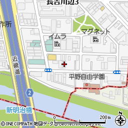 日昌グラシス　大阪営業所周辺の地図