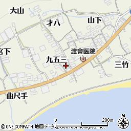 愛知県田原市越戸町（九五三）周辺の地図