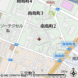 大阪府堺市堺区南島町2丁56周辺の地図