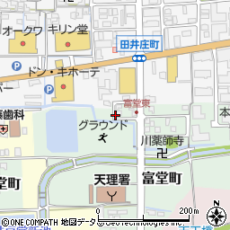 富堂川周辺の地図
