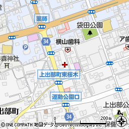 岡山県井原市上出部町418周辺の地図