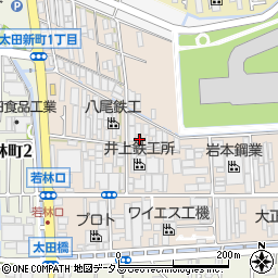 大阪府八尾市太田新町1丁目189周辺の地図