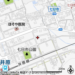 岡山県井原市七日市町838周辺の地図