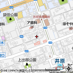 岡山県井原市上出部町459周辺の地図