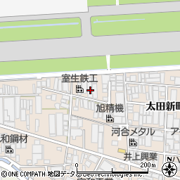 大阪府八尾市太田新町4丁目27周辺の地図