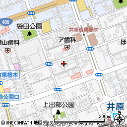 岡山県井原市上出部町457周辺の地図