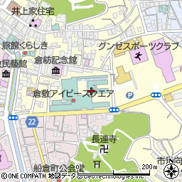 倉敷アイビースクエア　紅葉周辺の地図