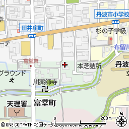 奈良県天理市富堂町71周辺の地図