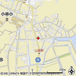 小串郵便局周辺の地図