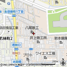 大阪府八尾市太田新町1丁目194周辺の地図