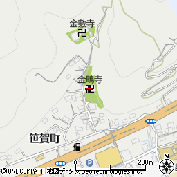 金鴫寺周辺の地図