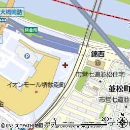 どうとんぼり神座 イオンモール堺鉄砲町店周辺の地図