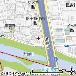 三栄紙工平野工場周辺の地図