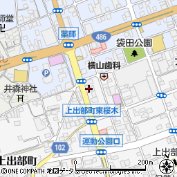 岡山県井原市上出部町412周辺の地図