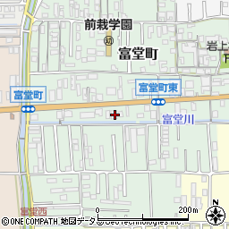 奈良県天理市富堂町209-3周辺の地図