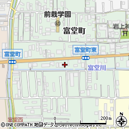 奈良県天理市富堂町208-3周辺の地図