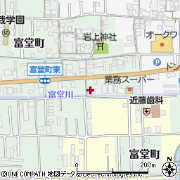 奈良県天理市富堂町189-1周辺の地図