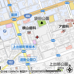 岡山県井原市上出部町432周辺の地図