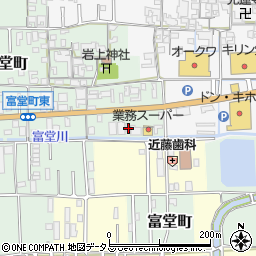 奈良県天理市富堂町180-1周辺の地図