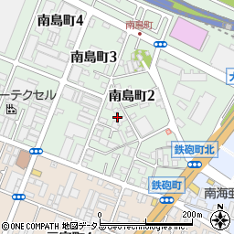 大阪府堺市堺区南島町2丁70周辺の地図