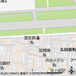 大阪府八尾市太田新町4丁目22周辺の地図