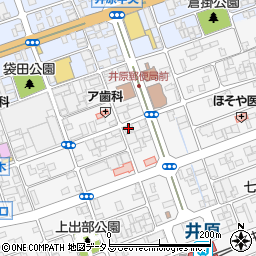 岡山県井原市七日市町123周辺の地図