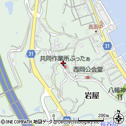 兵庫県淡路市岩屋周辺の地図