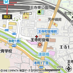京都銀行王寺支店 ＡＴＭ周辺の地図