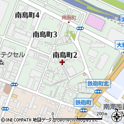 大阪府堺市堺区南島町2丁75周辺の地図