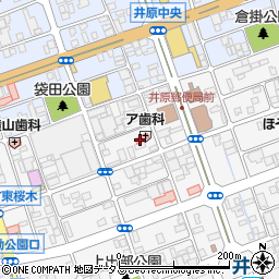 岡山県井原市上出部町447周辺の地図