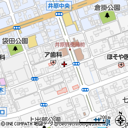 岡山県井原市七日市町8周辺の地図
