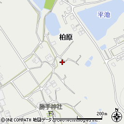 三重県名張市赤目町柏原周辺の地図