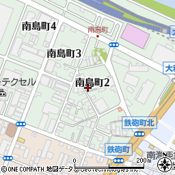 大阪府堺市堺区南島町2丁78周辺の地図