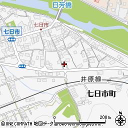 岡山県井原市七日市町765-3周辺の地図